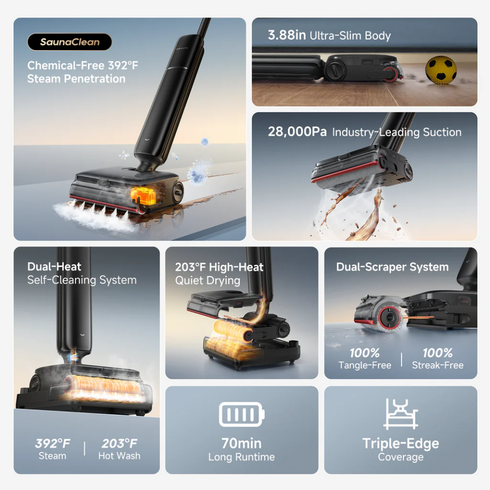 Dreame Aero Pro Steam Wet Dry Vacuum Dreame Aero Pro Steam Wet Dry Vacuum